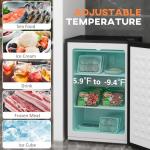 HOMCOM 3 Cu.Ft Mini Countertop Freezer, Black