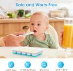 DOQAUS Stackable Silicone Ice Cube Tray Set