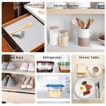 15PCS Washable Refrigerator Shelf Mats - White