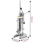 Manual Stainless Steel Churro Maker with 5 Molds