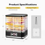 VIVOHOME 8-Tray Electric Food Dehydrator Machine