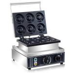 Electric Waffle and Donut Maker with 6 Holes