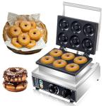 Electric Waffle and Donut Maker with 6 Holes
