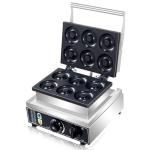Electric Waffle and Donut Maker with 6 Holes
