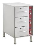 Stainless Steel Triple Drawer Commercial Food Warmer