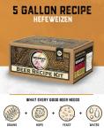 Hefeweizen Beer Recipe Kit for Home Brewing