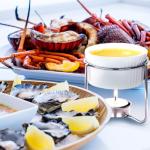 Luvan 4-Piece Butter Warmer Set with Candles