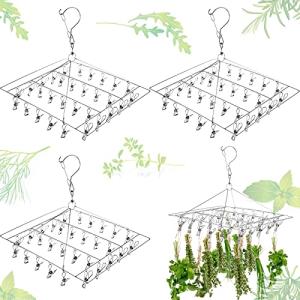Bokon 4-Pack Macrame Herb Drying Rack Set
