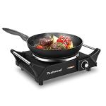 Techwood 1500W Electric Hot Plate with Temp Control