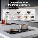 AMZCHEF 12-Inch Double Burner Induction Cooktop