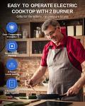 AMZCHEF 12-Inch Double Burner Induction Cooktop