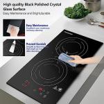 AMZCHEF 12-Inch Double Burner Induction Cooktop