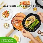 Audecook 2L Electric Hot Pot and Frying Pan