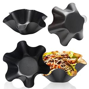 Taco Salad Bowl Maker Set - 4 Non-Stick Molds