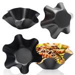 Taco Salad Bowl Maker Set - 4 Non-Stick Molds