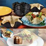 Taco Salad Bowl Maker Set - 4 Non-Stick Molds