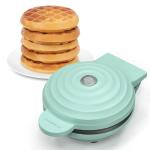 CROWNFUL 4" Mini Waffle Maker - Easy to Clean