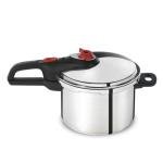 T-fal 6-Quart Pressure Cooker, Aluminum Silver