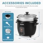 Aroma Housewares 3-Cup Rice Cooker and Steamer