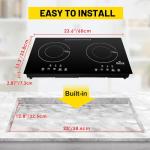 Duxtop 1800W Portable Induction Cooktop with 2 Burners