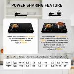 Duxtop 1800W Portable Induction Cooktop with 2 Burners