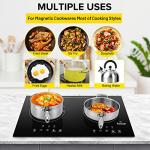 Duxtop 1800W Portable Induction Cooktop with 2 Burners