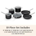 Calphalon Nonstick Hard-Anodized 10-Piece Cookware Set