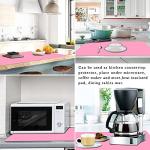 Pink Silicone Craft and Countertop Mat 27.6" x 19.7