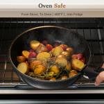 SODAY 15-Piece Nonstick Cookware Set with Detachable Handles
