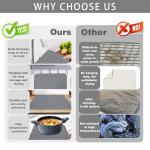 Extra Large Silicone Dish Drying Mats - Set of 2