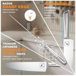 14-Piece Japanese Knife Set with Block and Sharpener