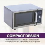 Commercial Microwave with Dial Control, 1000 Watts