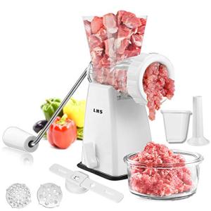 LHS Heavy Duty Manual Meat Grinder with Suction Base