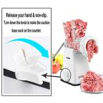 LHS Heavy Duty Manual Meat Grinder with Suction Base