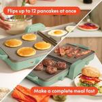 Bella Fold-n-Store Dual Temp Griddle, 1500 Watt