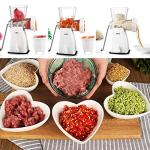 LHS Heavy Duty Manual Meat Grinder with Suction Base