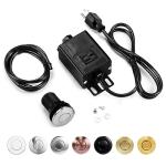 Brushed Nickel Garbage Disposal Air Switch Kit