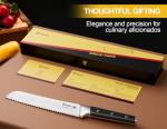 ODERFUN 8-Inch Ultra Sharp Bread Knife