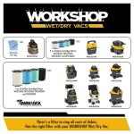 Long 13-Foot Hose for Wet/Dry Vacuum