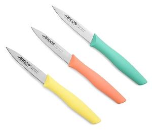 Colorful 3-Piece Stainless Steel Paring Knife Set