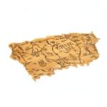 Bamboo Puerto Rico Cutting & Serving Board