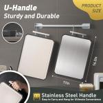 Stainless Steel 2-in-1 Cutting Board with Handle