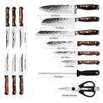 15-Piece Self-Sharpening Kitchen Knife Set