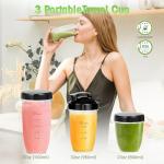 Nahida 1200W Smoothie Blender with Go Cups