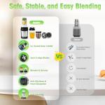 Nahida 1200W Smoothie Blender with Go Cups