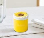 Ceramic Sunflower Butter Keeper with Non-Slip Design