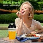 Nahida 1200W Smoothie Blender with Go Cups