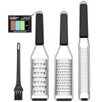 Cambom Heavy Duty Lemon Zester Grater Set