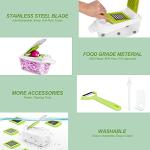 5-Blade Food Dicer and Chopper, Light Green
