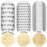 Cambom Heavy Duty Lemon Zester Grater Set